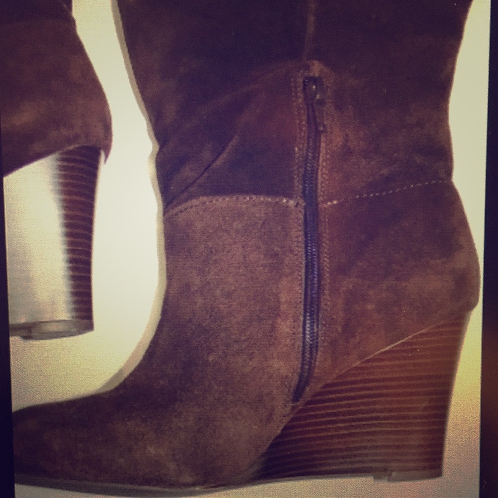 INC Maia Suede Boots